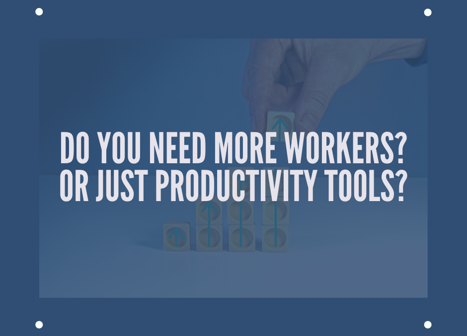 Do you need more workers? Or just productivity tools?